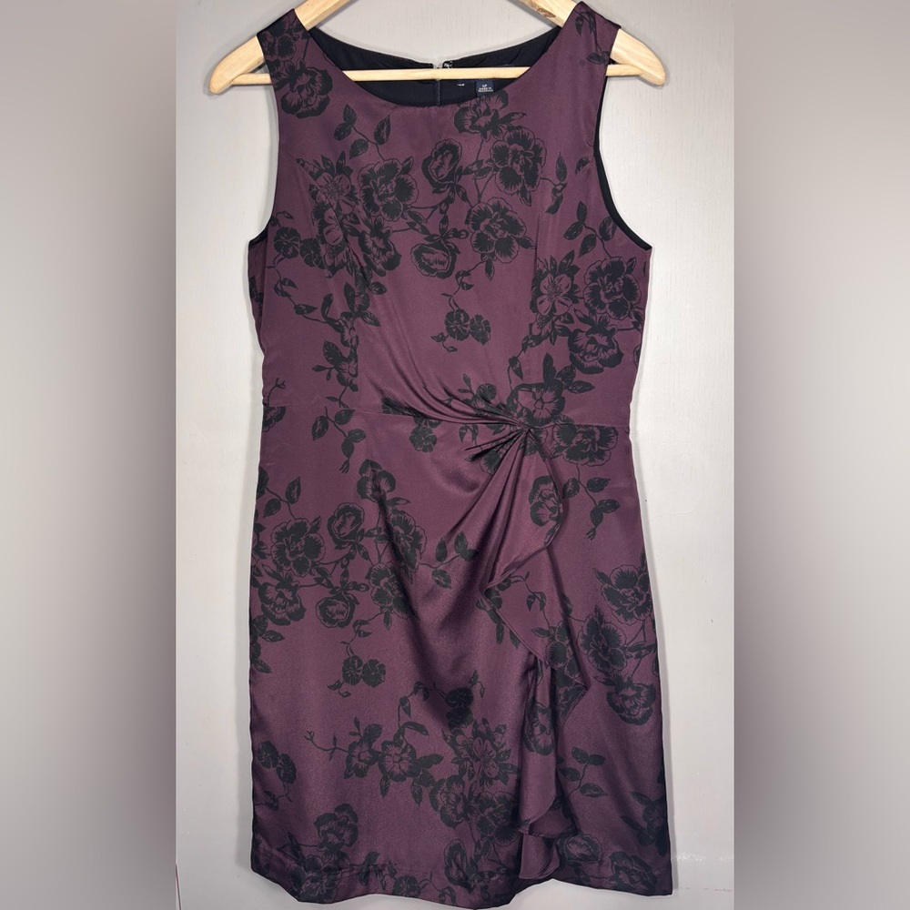 Banana Republic Factory Purple Floral Mini Dress